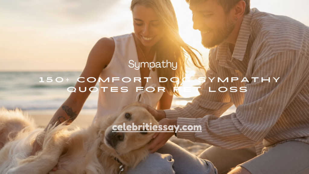 Comfort Dog Sympathy Quotes