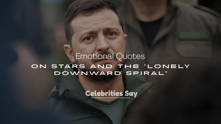 200+ Emotional Quotes on Stars and the Lonely Downward Spiral