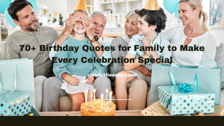 Birthday Quotes for Family
