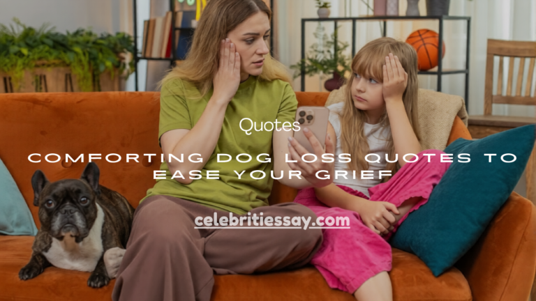 Comforting Dog Loss Quotes