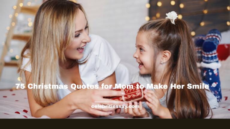 Christmas Quotes for Mom