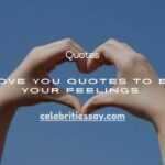 I Love You Quotes