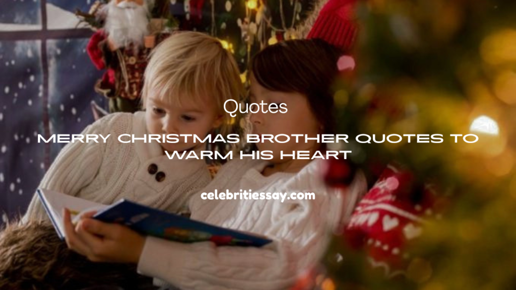 Merry Christmas Brother Quotes