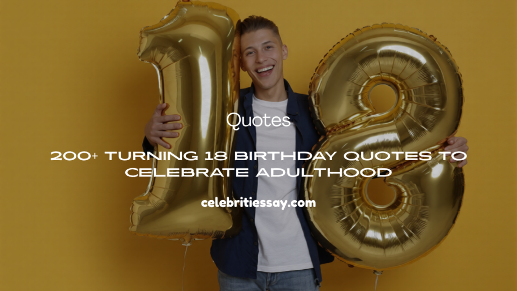 18 Birthday Quotes