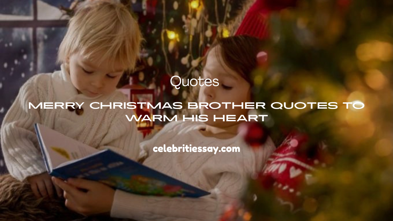 Merry Christmas Brother Quotes