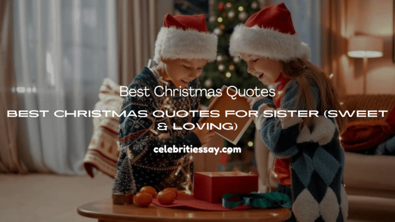 Christmas Quotes for Sister
