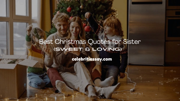 Christmas Quotes for Sister