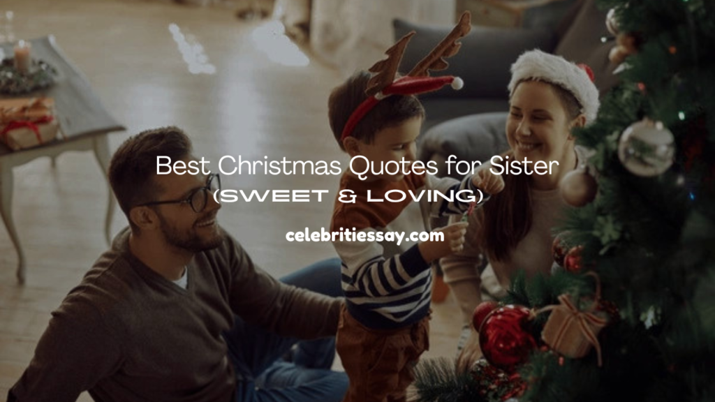 Christmas Quotes for Sister