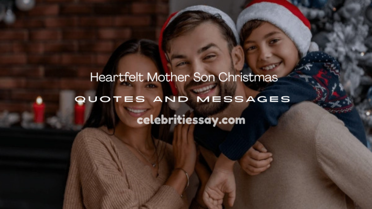 Mother Son Christmas Quotes