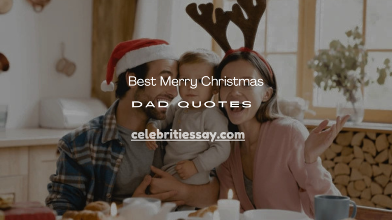 Merry Christmas Dad Quotes