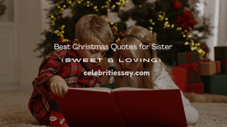 Christmas Quotes for Sister