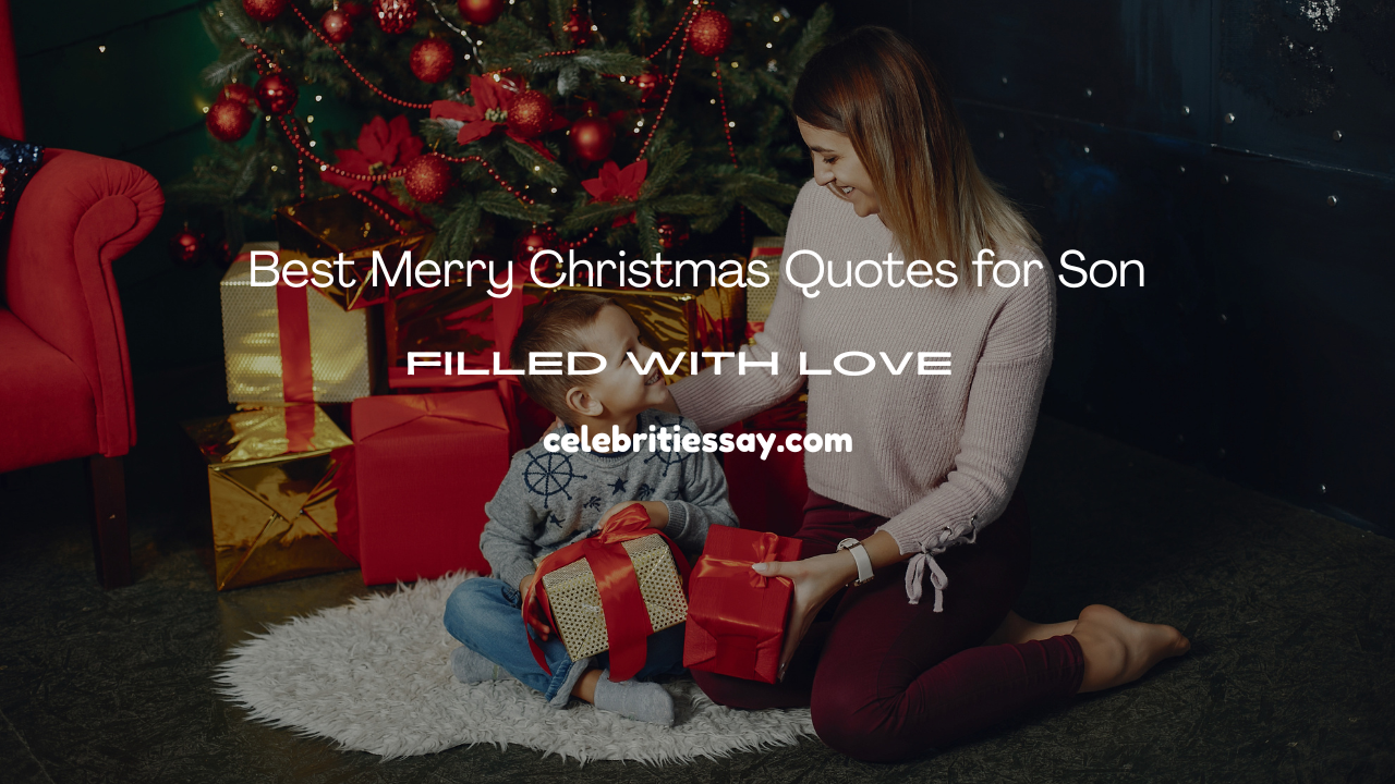 Merry Christmas Quotes for Son