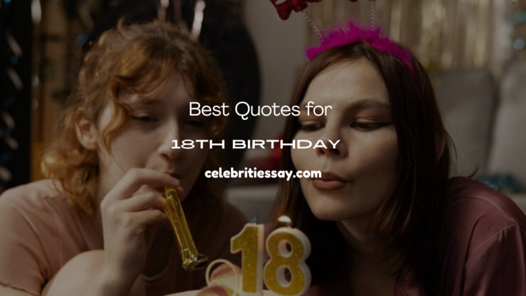 Quotes for 18th Birthday