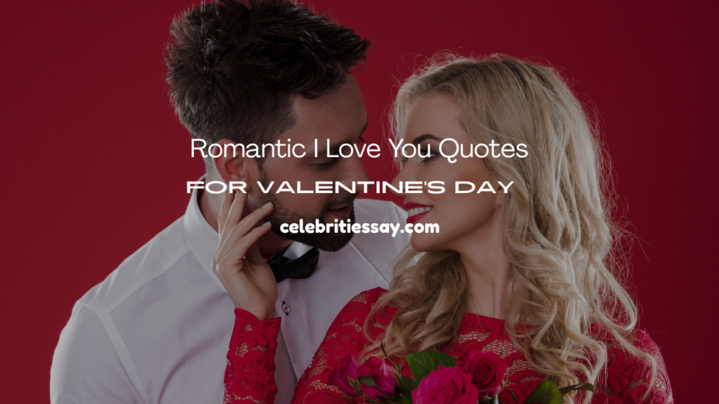 I Love You Quotes