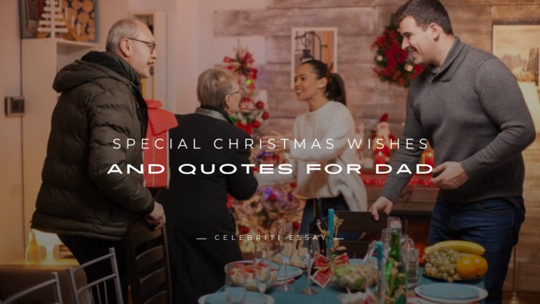 Christmas Wishes and Quotes for Dad