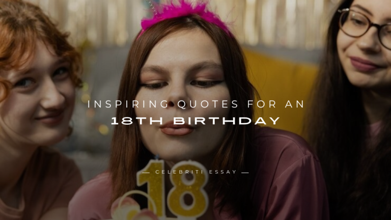 Quotes for an 18th Birthday